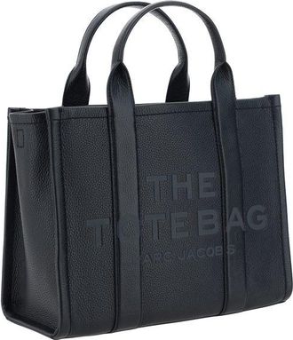 Marc Jacobs Womens Grained Calf Leather Tote Black Bos