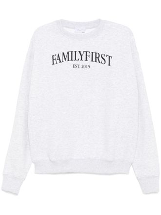 Family Fir$t Milano logo-print sweatshirt - Grey
