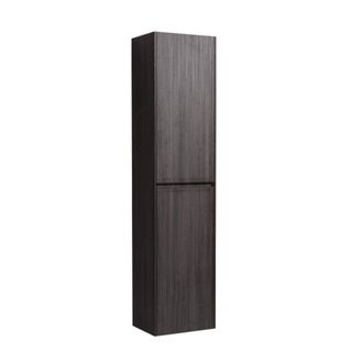 Puma Naturel - Verona Armario Alto De Madera Oscura Con Dos Puertas, 40x30x170cm (veronav40td)