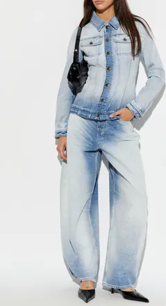 Diesel Jacket DE-KATERIN-S, Womens, Light Blue