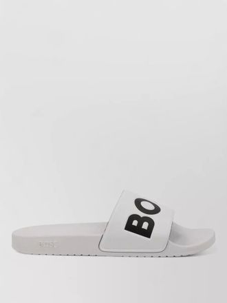 HUGO BOSS flat sole open toe beach slide sandals