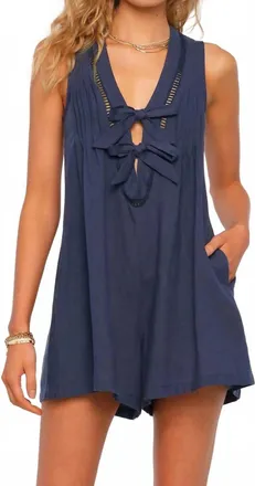 Heartloom Zoey Romper In Indigo