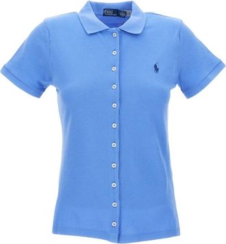 Polo Ralph Lauren Donna, Camicette, Blu, M, new