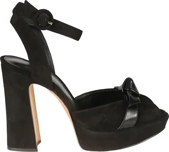 Alexandre Birman Pepitta Suede Platform Sandals