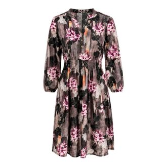 2-Biz Abby Jurk - Dames - Jurken - Paars - Maat: XL Zijde