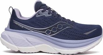 Saucony Womens Hurricane 25 Running Shoes In Navy/aster
