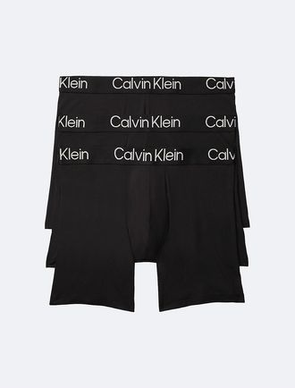 Calvin Klein Mens Ultra Soft Modern 3-Pack Boxer Brief - Multi - XL
