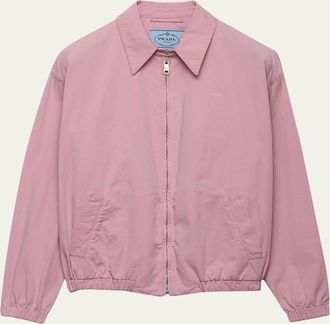 Prada Cotton Gabardine Blouson Jacket