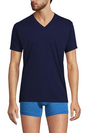Lands End V-Neck Undershirt 3 Pack in Multi 3 Pack at Nordstrom, Size X-Large