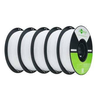 OEM Filamento Para Impresora 3d, 1,75 Mm De Di&aacute;metro, Material Ecol&oacute;gico, Blanco, 5 Kg