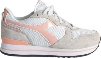Diadora Witte Leren Sneakers voor Vrouwen - Dames - Sneakers - Veelkleurig - 37 EU - Leer - Schoenen