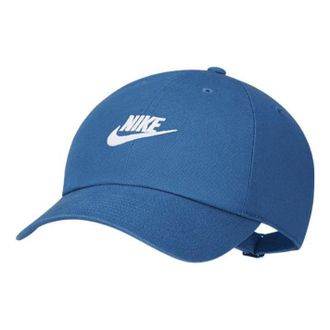 Nike Sportswear Heritage86 Futura Washed Adjustable Back Hat Blue 913011-408