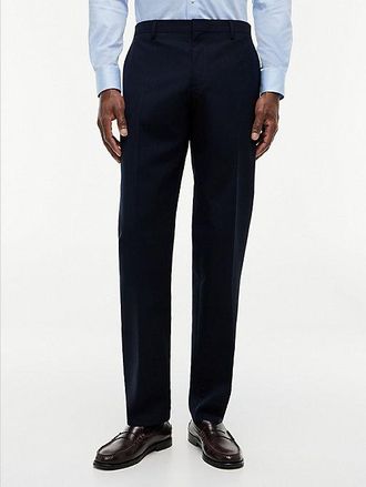 Tommy Hilfiger Tech Pressed Crease Wool Blend Trousers