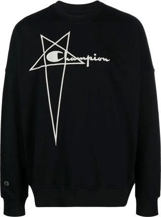 Rick Owens Hombre, Sudaderas, Negro, Talla: S