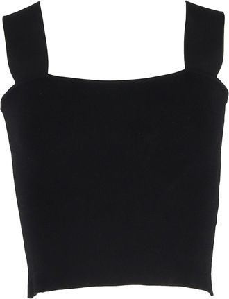 Diane Von Fürstenberg Cherita Knitted top in Black Viscose