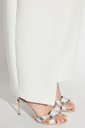 Ferragamo Heeled Sandals Roxy, Womens, Silver