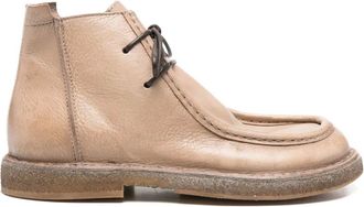 Moma lace-up ankle boots - women - Fabric/Rubber/Leather - 40 - Neutrals