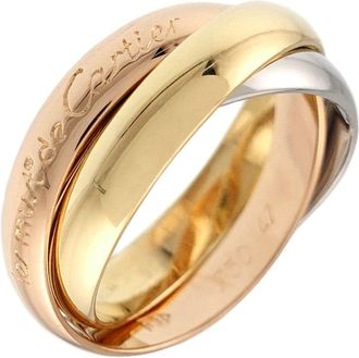 Cartier Yellow Gold (18K) Pink Gold (18K) White Gold (18K) Band Ring (Pre-Owned)