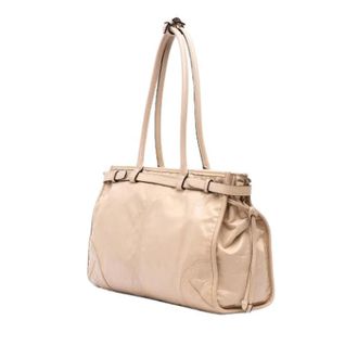 Prada Pre-owned Vintage Satchel - Dames - Vintage Shopper - Beige - ONE Size - Leer - Vintage