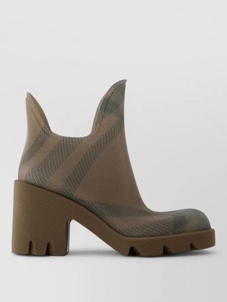 Burberry marsh ankle boots synthetic chunky heel