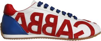 Dolce & Gabbana Multicolor Leather Logo Casual Sneakers Womens Shoes (Pre-Owned)
