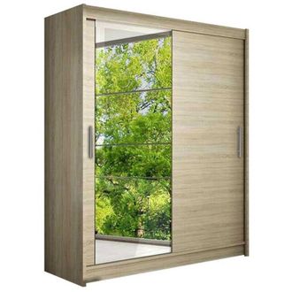 Mirjan24 Mobilier1 - Armario Closico 112, Roble Sonoma, 200x150x58cm, Puertas De Armario: Correderas, N&uacute;mero De Estantes: 0