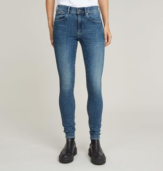 G-Star Womens G-Star RAW 3301 Skinny Jeans - Navy - Size 25W/28L