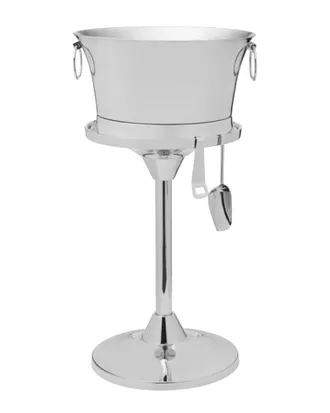 Mikasa 30-Quart Double-Wall Stainless Steel Beverage Tub With Stand