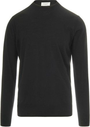 Paolo Pecora Black Wool Sweater