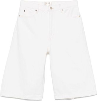 Frame Denim cotton shorts - women - Cotton - 27 - White