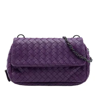 Bottega Veneta Pre-owned Bottega Veneta Mini Nappa Intrecciato Expandable Chain Flap Crossbody Ladies 4QSK68PBYDN4IXPO