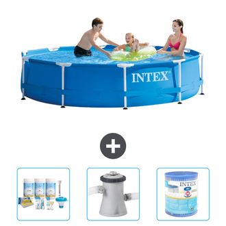 Intex Piscina Con Estructura Redonda - 305x76 Cm - 6-piezas S31470