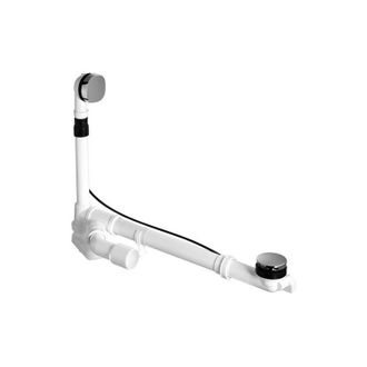 Duravit Juego De Desag&uuml;e / Rebosadero Para Sif&oacute;n Cromado Quadroval