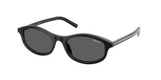 Prada PR D17S 29O20Z Womens Sunglasses Black Size 52