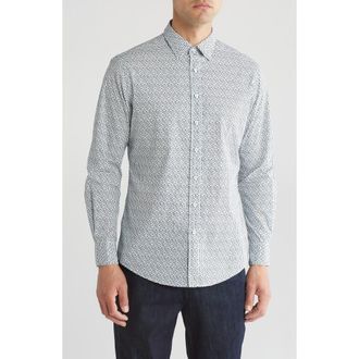 Rodd & Gunn Fevona Long Sleeve Woven Shirt in Sky at Nordstrom Rack, Size Xxx-Large
