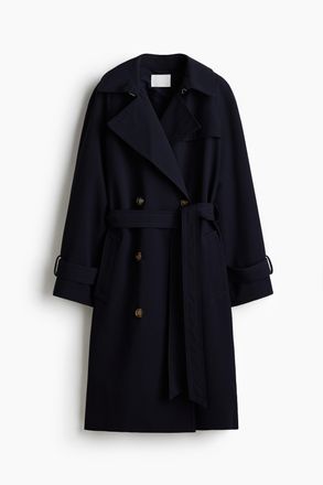H&M Trenchcoat - Blue
