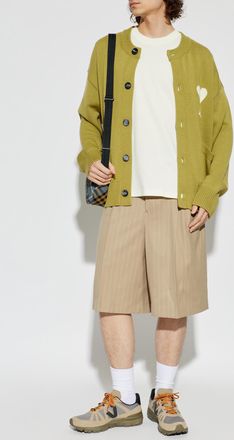 Ami Oversize T-shirt, Mens, Cream