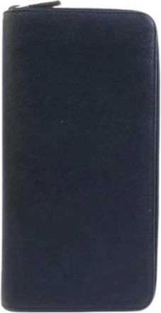 Prada Tweedehands leren portemonnees - Heren - Vintage Accessoires - Blauw - ONE Size - Leer - Vintage