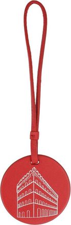 Ferragamo Embossed Palazzo Spini Feroni Leather Charm