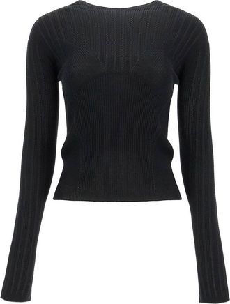 Lanvin Ribbed Crewneck Sweater