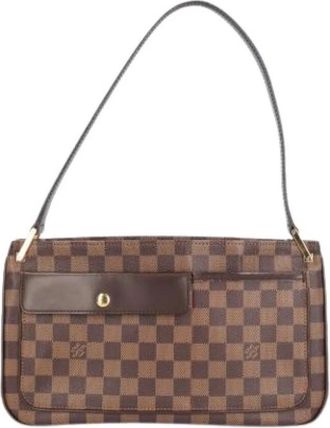 Louis Vuitton Pre-owned Damier Schoudertas - Dames - Vintage Schoudertas - Bruin - ONE Size - Vintage