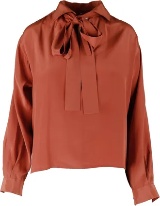 Saint Laurent Yves Saint Laurent Rive Gauche blouse met strik - jaren 2000
