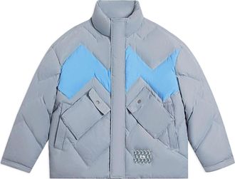 Li-Ning Warm Down Jacket Grey Blue AYMS163-4