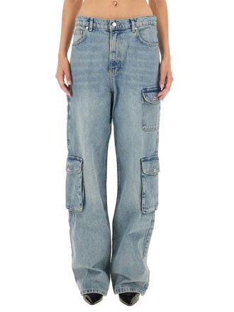 Moschino Denim Loose Mid Rise Jeans