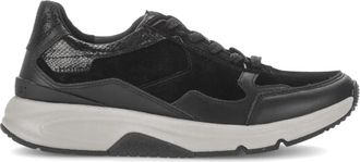 Gabor Rollingsoft Sneakers - Dames - Sneakers - Zwart - 38 1/2 EU - Leer - Schoenen
