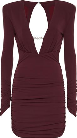Philipp Plein Long-Sleeved Mini Dress