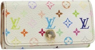 Louis Vuitton Pre-owned Accessories, female, Multicolor, Size: ONE SIZE Pre-owned Canvas Key-holder