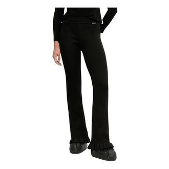 Newland Lady Rib Leggings - - Sport - Donna - Nero - L