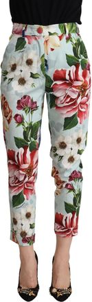 Dolce & Gabbana Bloemenprint Cropped Broek