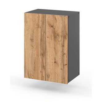 OEM Mueble De Ba&ntilde;o De Pared Wotan De Roble Gris, 40 Cm, Pedestal De Ba&ntilde;o De Pared